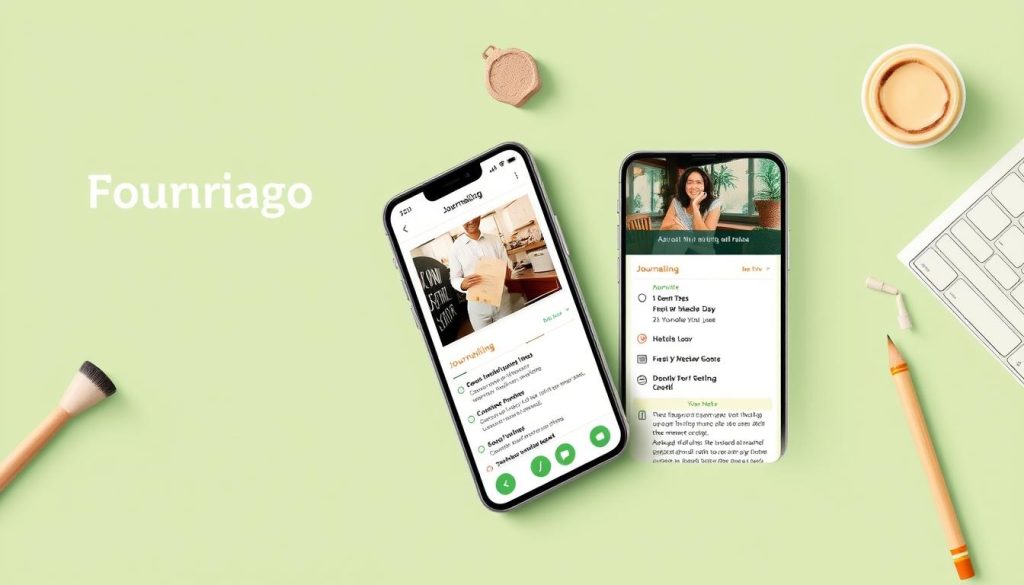 An image showing the Way of Life app's journaling feature, highlighting its ability to log habits and notes. An image showing the Way of Life app's journaling feature, highlighting its ability to log habits and notes.